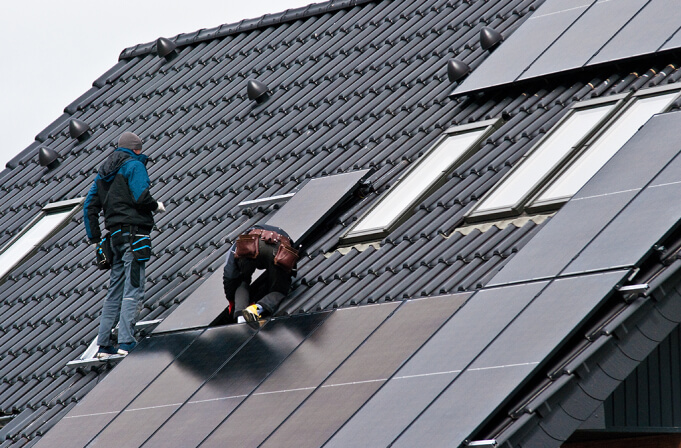 Solar panels maintenance