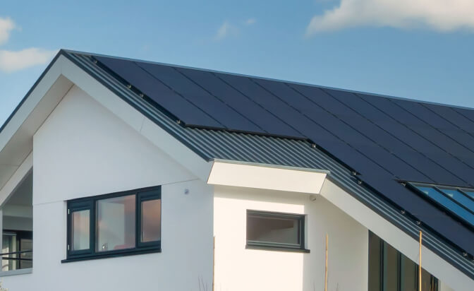 Solar panel energy storage